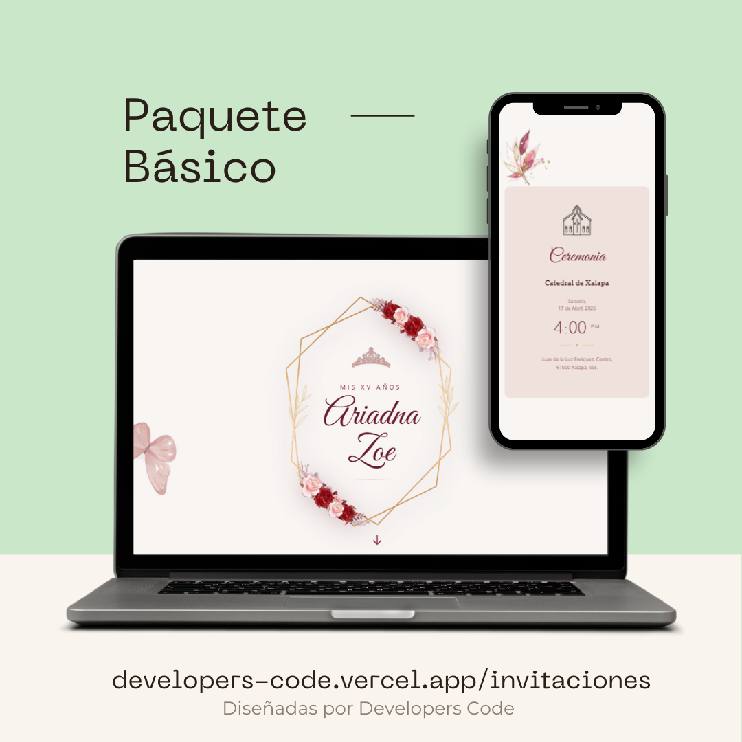 Diseño de invitación XV Años Vino