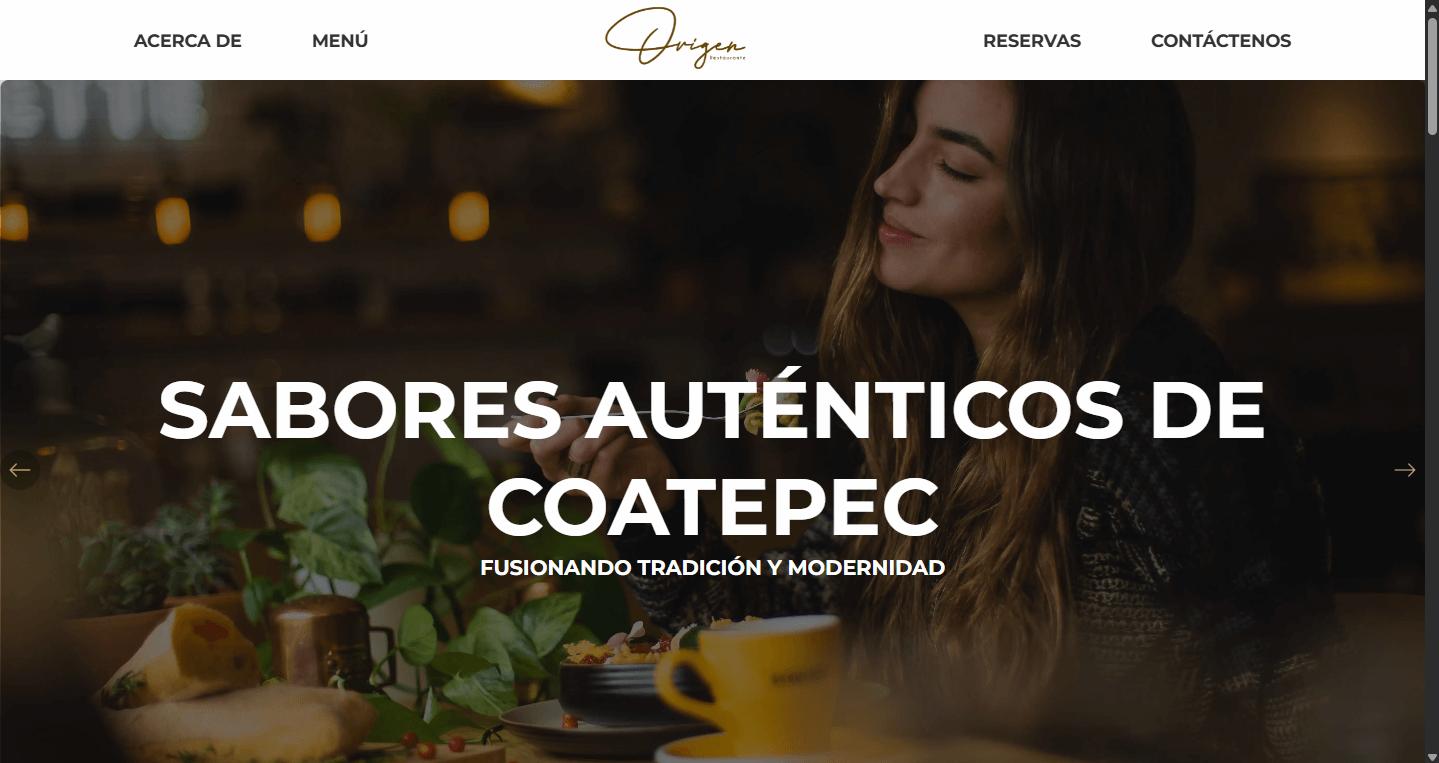 Landing Page Restaurante Gourmet - Caso de éxito Developers Code